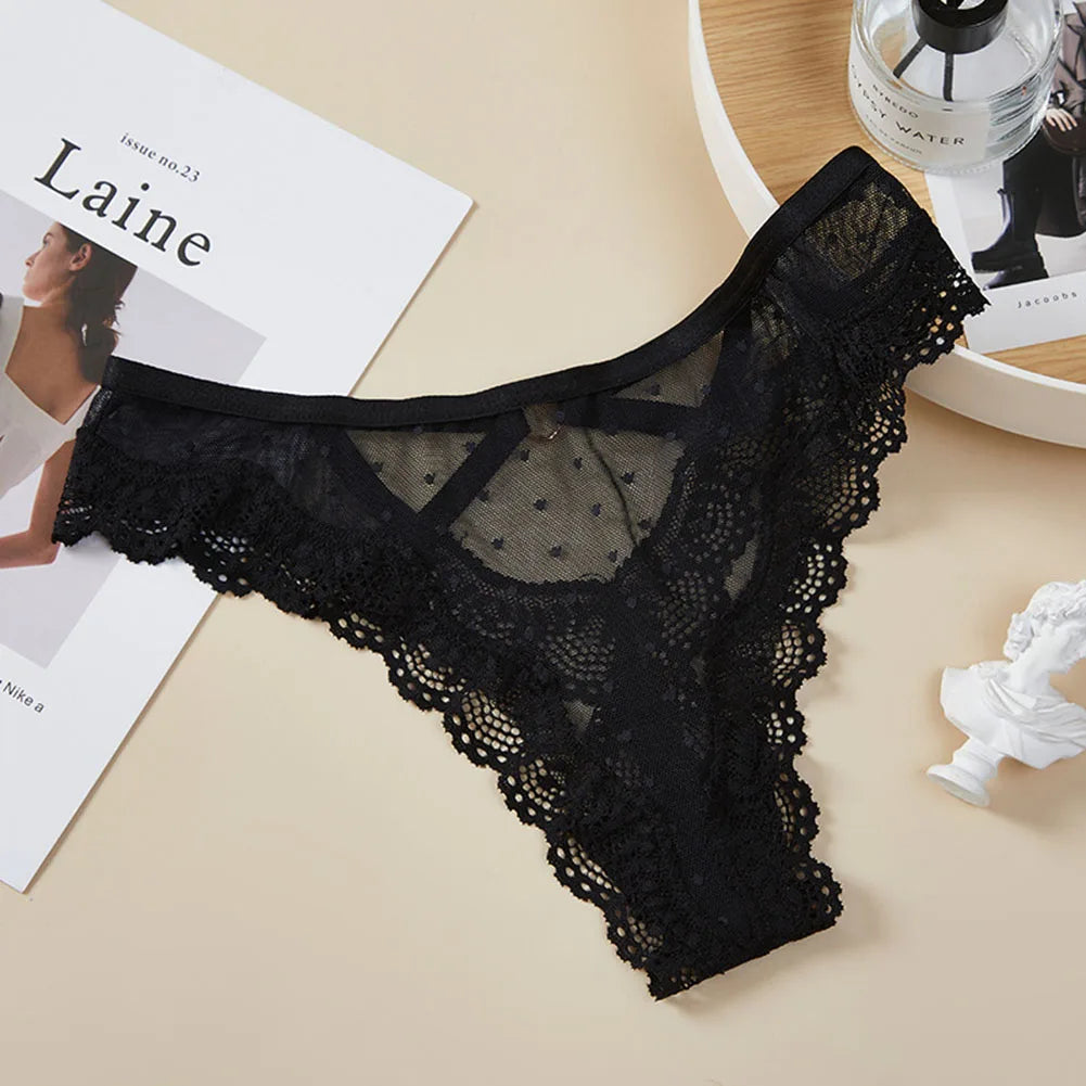 💗 Low Rise Sheer Panties – Breathable & Bold Elegance