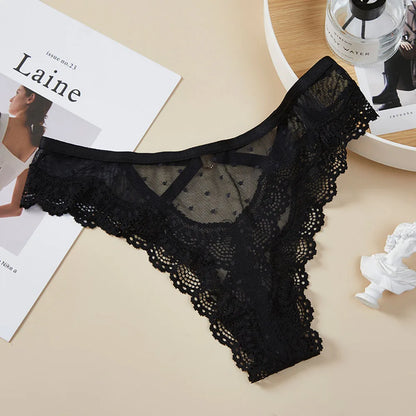 💗 Low Rise Sheer Panties – Breathable & Bold Elegance