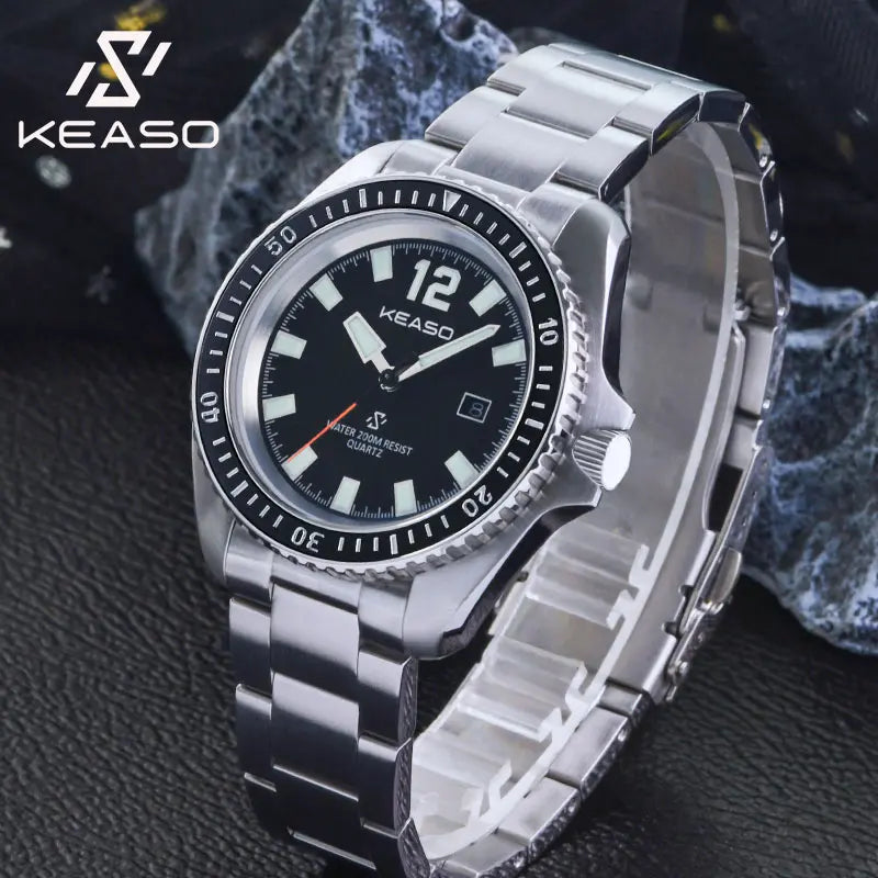 ⌚ KEASO Men’s Quartz Watch