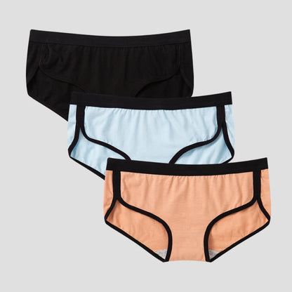 👙 BANNIROU 3Pcs Women's Briefs – Cotton Sports Fitness Panties
