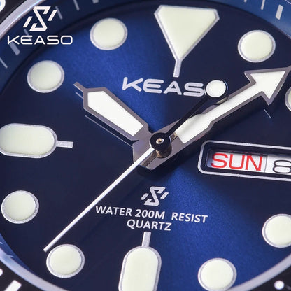 ⌚ KEASO Fashion Men’s Quartz Watch