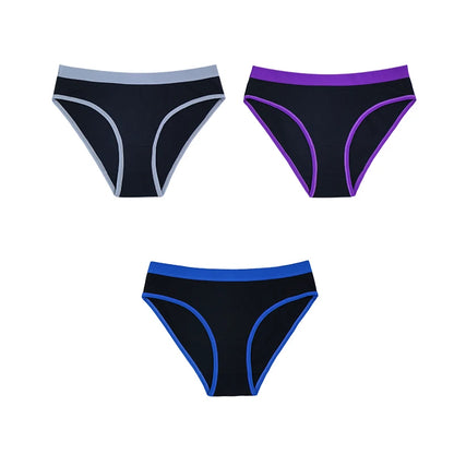 💖 3PCS Soft Cotton Sports Briefs – Comfortable & Breathable