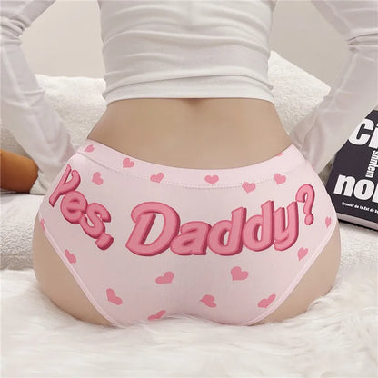 💖 Kawaii 3D “Yes Daddy” Panties