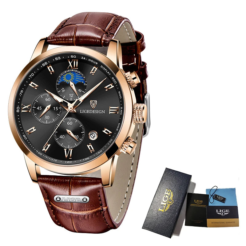 💎 LIGE Luxury Fashion Women's Watch