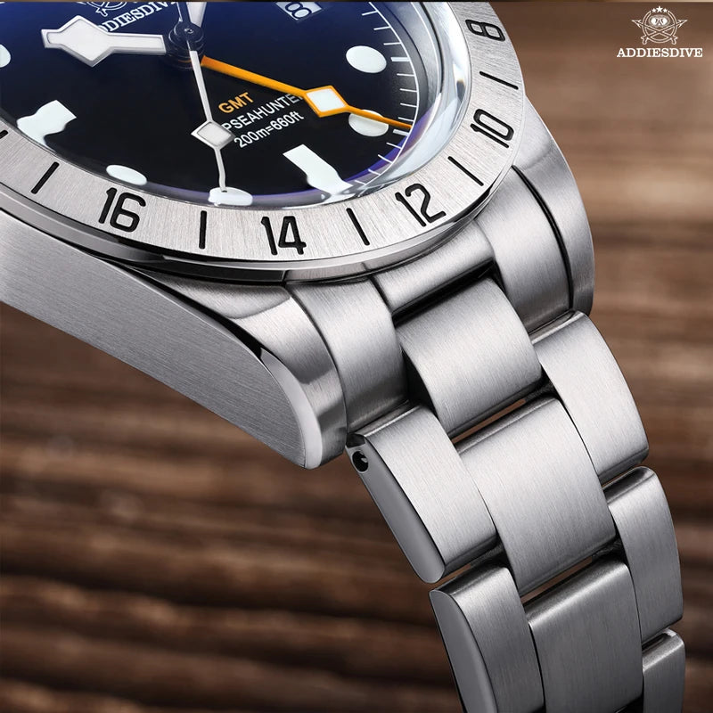 🕶️ ADDIESDIVE GMT Men's Luxury Quartz Watch