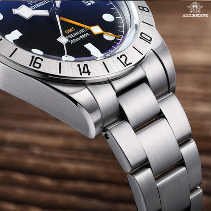🕶️ ADDIESDIVE GMT Men's Luxury Quartz Watch