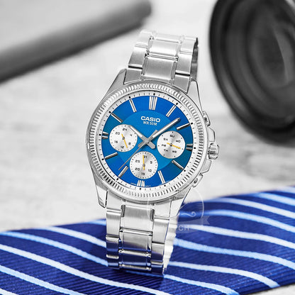 💼 Casio Luxury Quartz Watch – Military Style for Business & Adventure