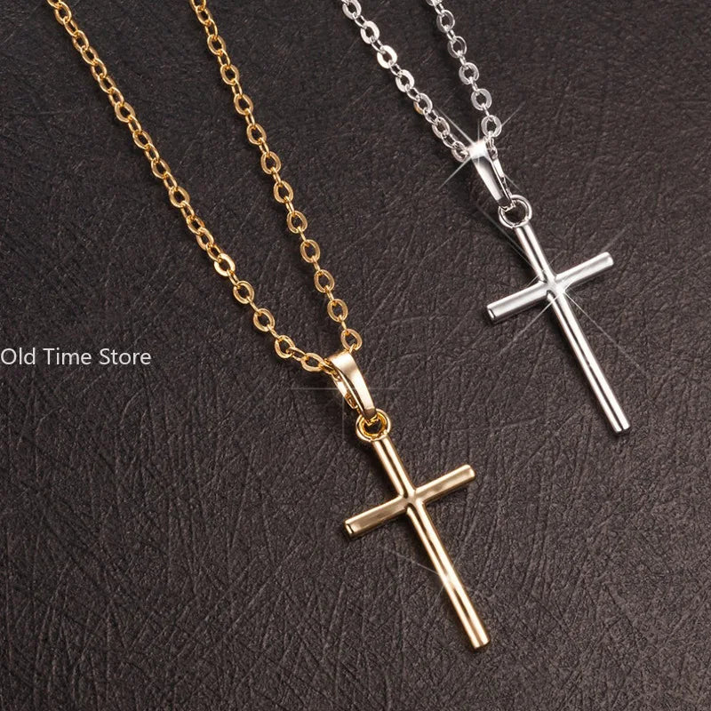 🌟 Gold Cross Necklace – Elegant Faith-Inspired Jewelry