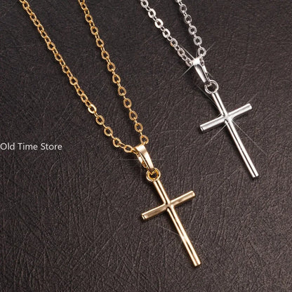 🌟 Gold Cross Necklace – Elegant Faith-Inspired Jewelry