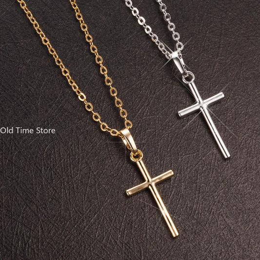 🌟 Gold Cross Necklace – Elegant Faith-Inspired Jewelry