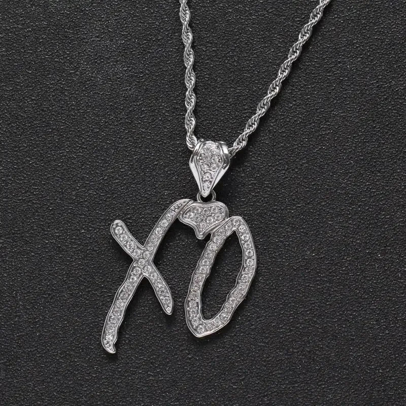 💎 Ice Crystal Alphabet Pendant 🔥