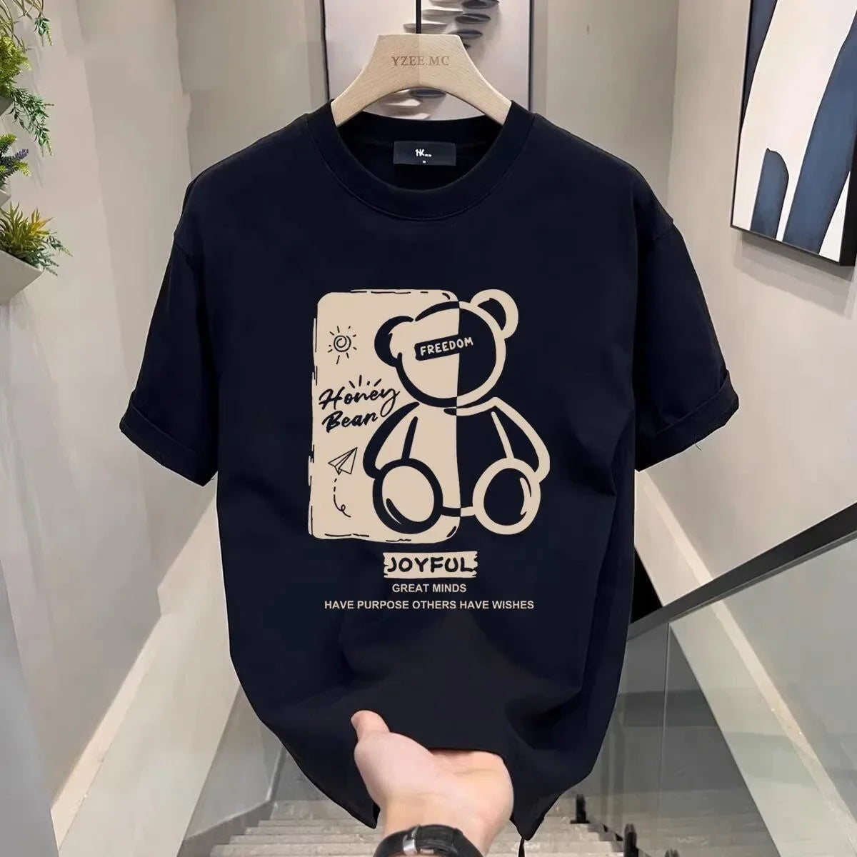 🔥 Hot Sale Luxury Brand Men's Pure Cotton T-Shirt