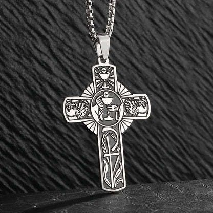 ✝️ Vintage Ice Jesus Pendant
