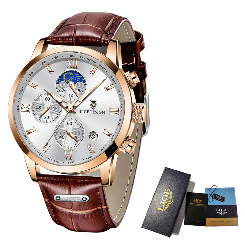💎 LIGE Luxury Fashion Women's Watch