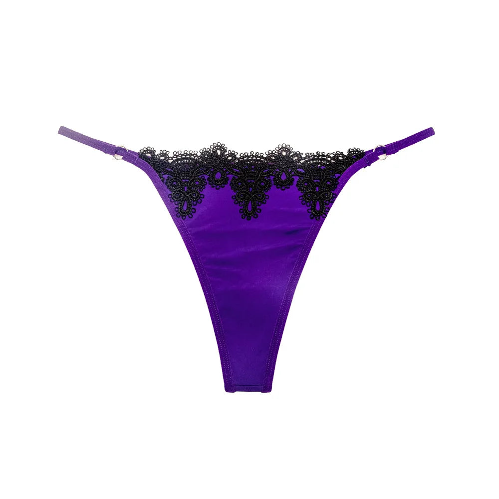 🔥 Sexy G-String Underwear – Floral Embroidery T-Back Lingerie