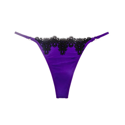 🔥 Sexy G-String Underwear – Floral Embroidery T-Back Lingerie