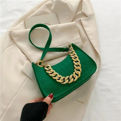 👜 Elegant Chain Shoulder Bag – Summer Luxe Vibes