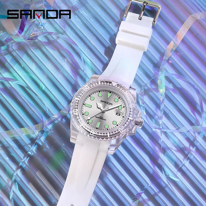 💎 SANDA Women’s Luxury Brand Casual Fashion Quartz Watch