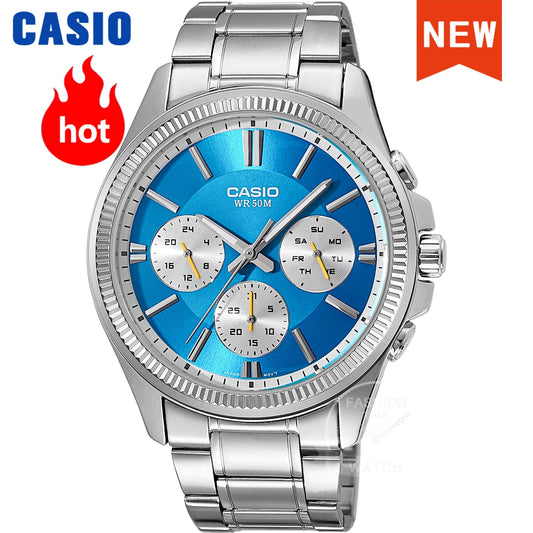 💼 Casio Luxury Quartz Watch – Military Style for Business & Adventure