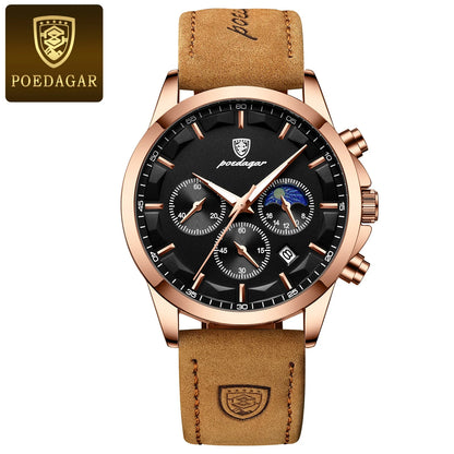 ⌚ POEDAGAR Men’s Quartz Watch