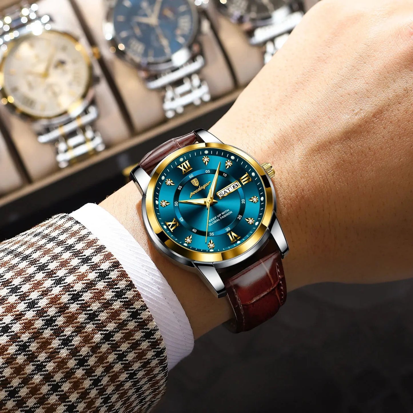 ⌚ POEDAGAR Luxury Man Wristwatch