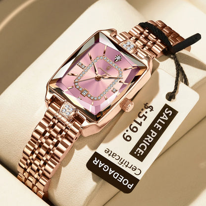 💼 POEDAGAR Luxury Rectangle Watch