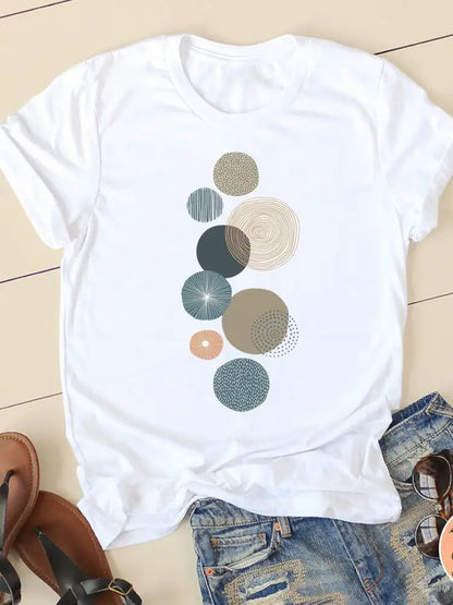 👚 Love Simple Printed T-Shirt – European & American Style