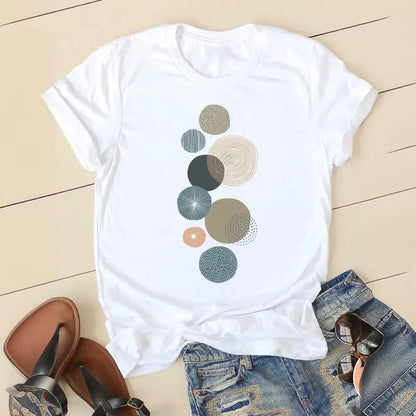 👚 Love Simple Printed T-Shirt – European & American Style