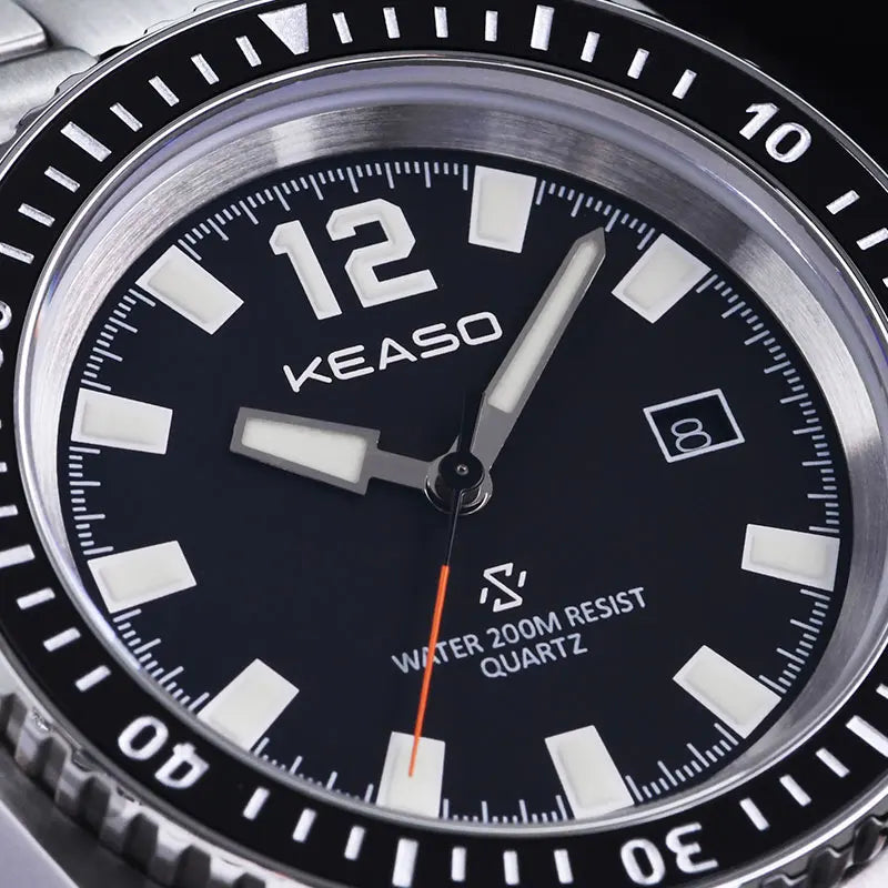 ⌚ KEASO Men’s Quartz Watch