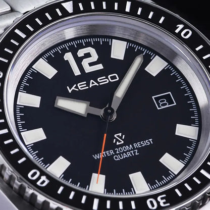 ⌚ KEASO Men’s Quartz Watch