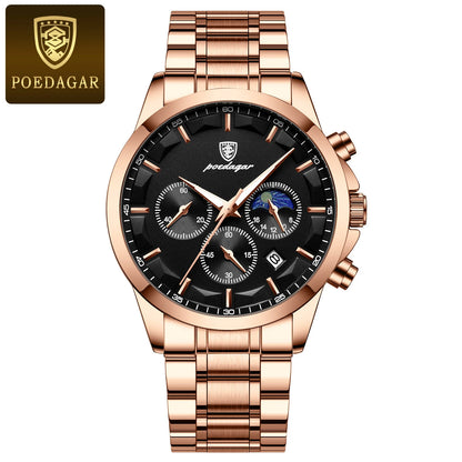 ⌚ POEDAGAR Men’s Quartz Watch