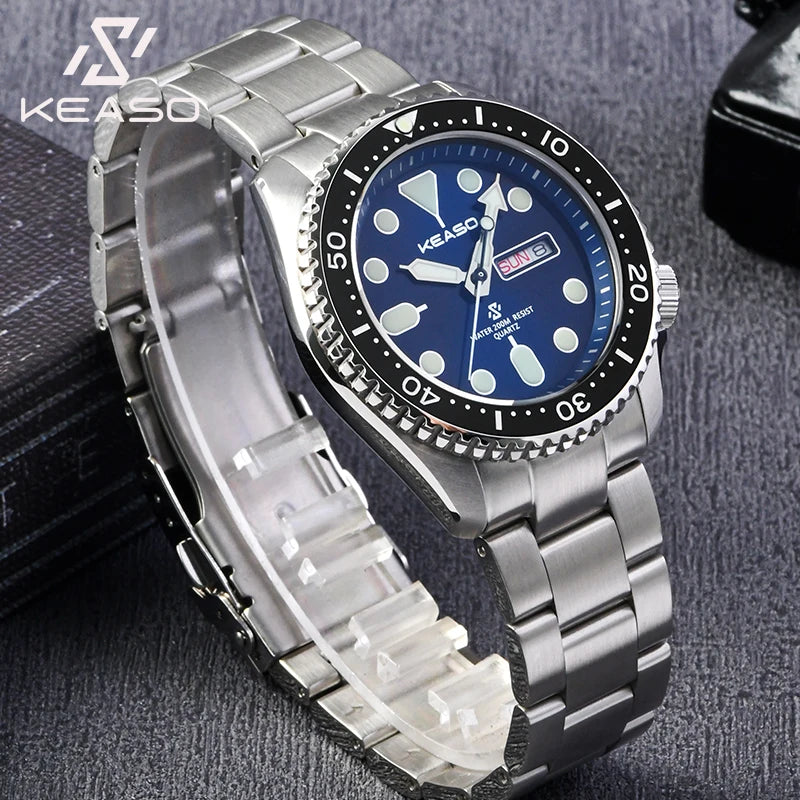 ⌚ KEASO Fashion Men’s Quartz Watch