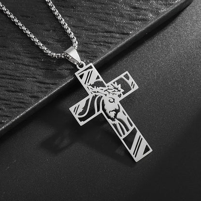 ✝️ Vintage Ice Jesus Pendant