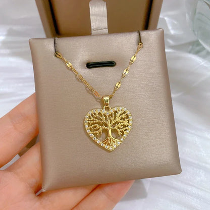🌳 Fashion Romantic Tree of Life Pendant Necklace