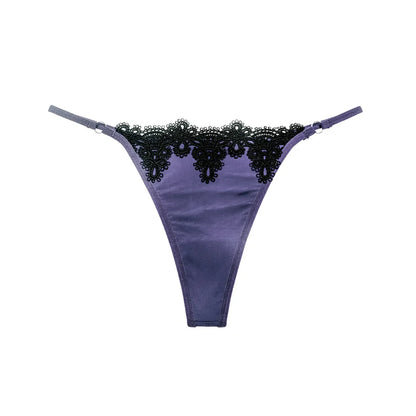 🔥 Sexy G-String Underwear – Floral Embroidery T-Back Lingerie