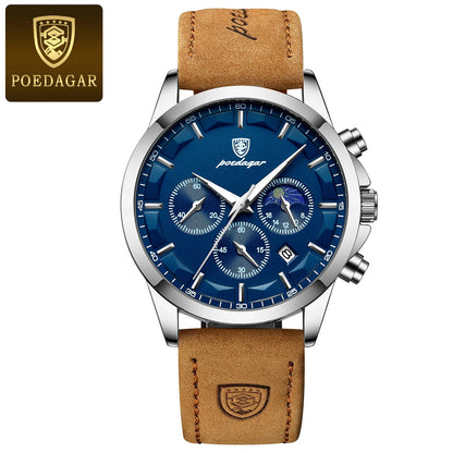 ⌚ POEDAGAR Men’s Quartz Watch