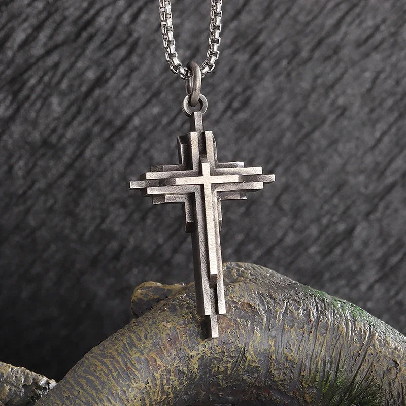 ✝️ Vintage Ice Jesus Pendant