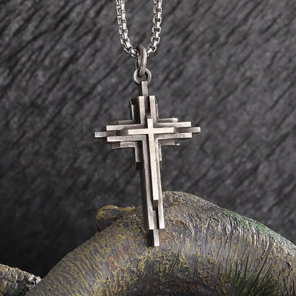 ✝️ Vintage Ice Jesus Pendant