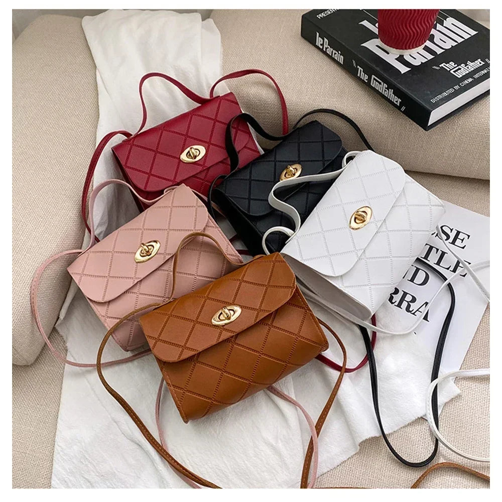 🎒 Trendy Small Messenger Bag – Everyday Red Elegance