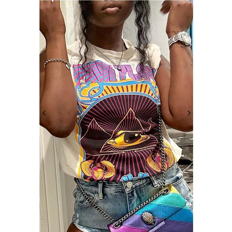 🖤 Sexy Graphic Crop Top