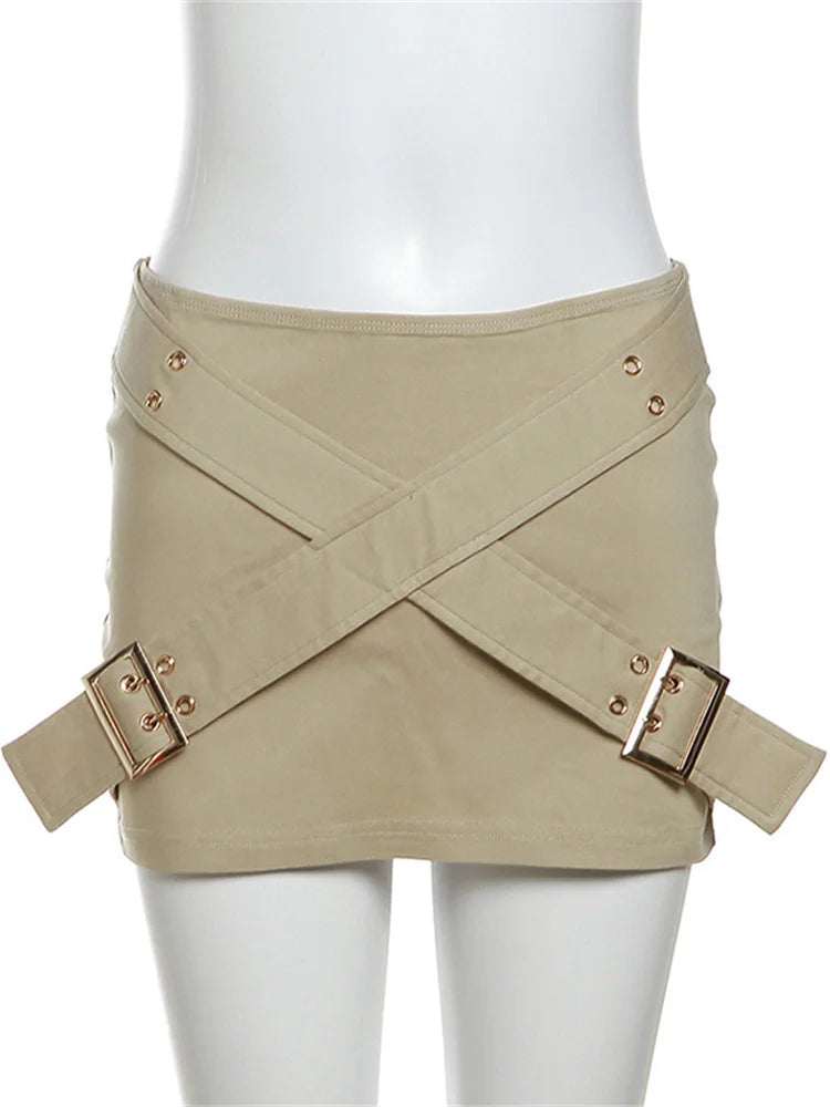 🔥 Simenual Punk Grunge Mini Skirt