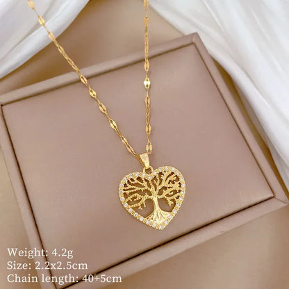 🌳 Fashion Romantic Tree of Life Pendant Necklace