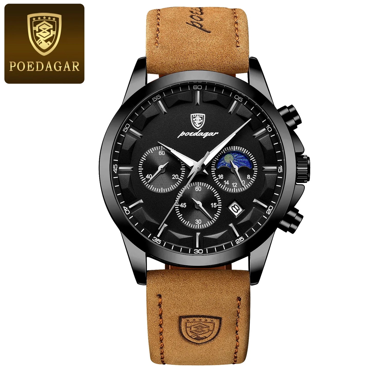⌚ POEDAGAR Men’s Quartz Watch
