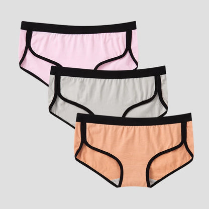 👙 BANNIROU 3Pcs Women's Briefs – Cotton Sports Fitness Panties