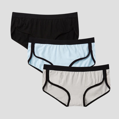 👙 BANNIROU 3Pcs Women's Briefs – Cotton Sports Fitness Panties