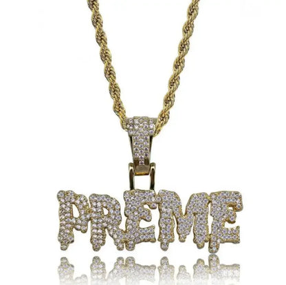 💎 Ice Crystal Alphabet Pendant 🔥