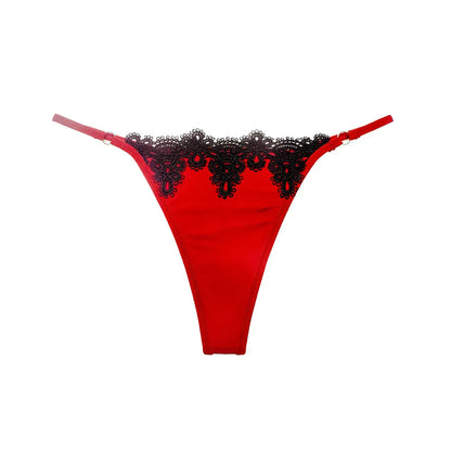🔥 Sexy G-String Underwear – Floral Embroidery T-Back Lingerie