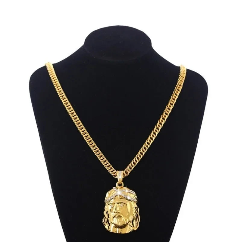 ✝️ Vintage Ice Jesus Pendant