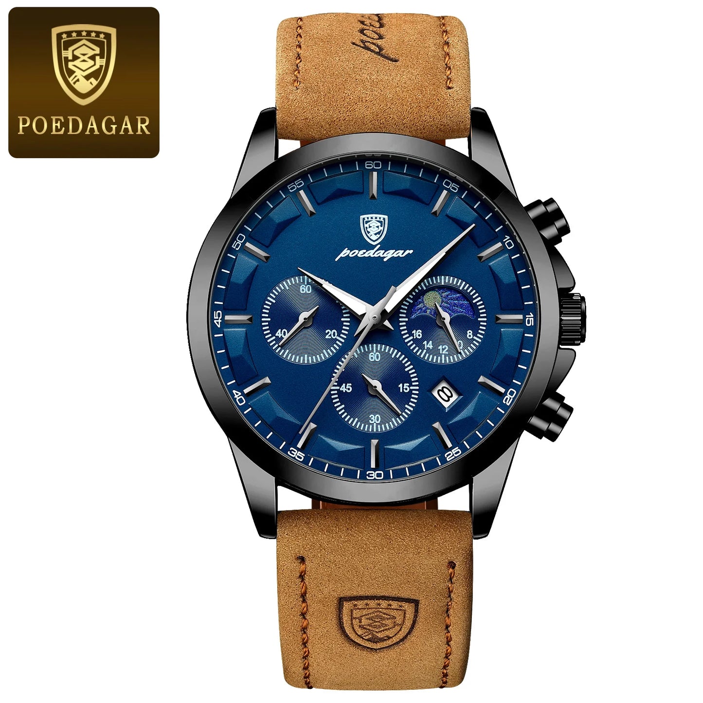 ⌚ POEDAGAR Men’s Quartz Watch