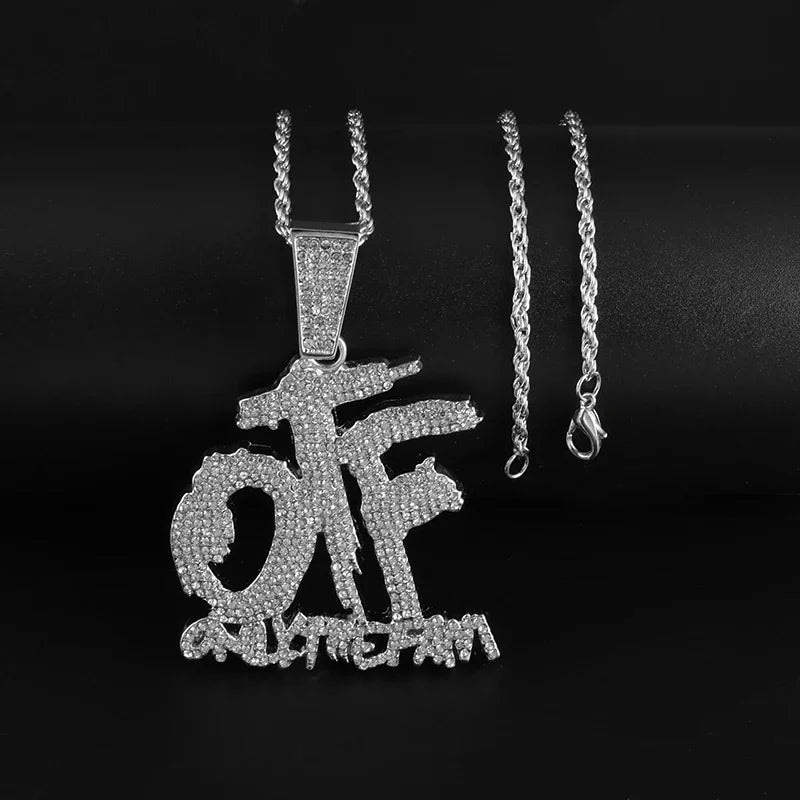 💎 Ice Crystal Alphabet Pendant 🔥
